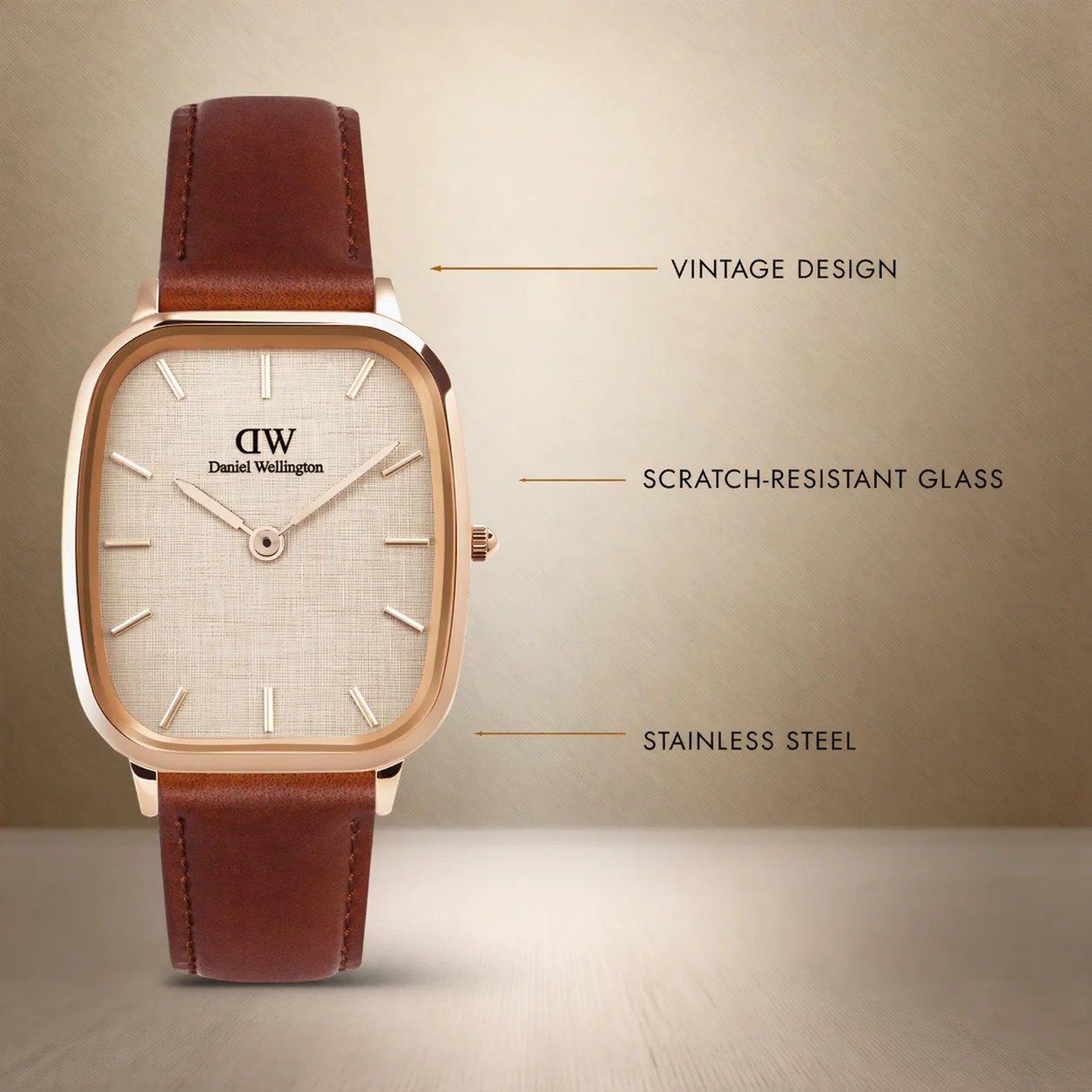 Marlon St Mawes Linen Rose Gold - Image 3