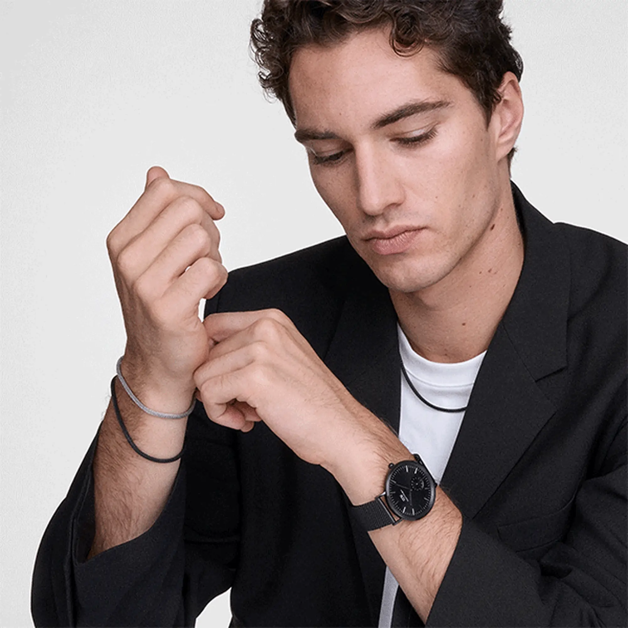 Tide Mesh Bracelet Sterling 2.8 - Image 2