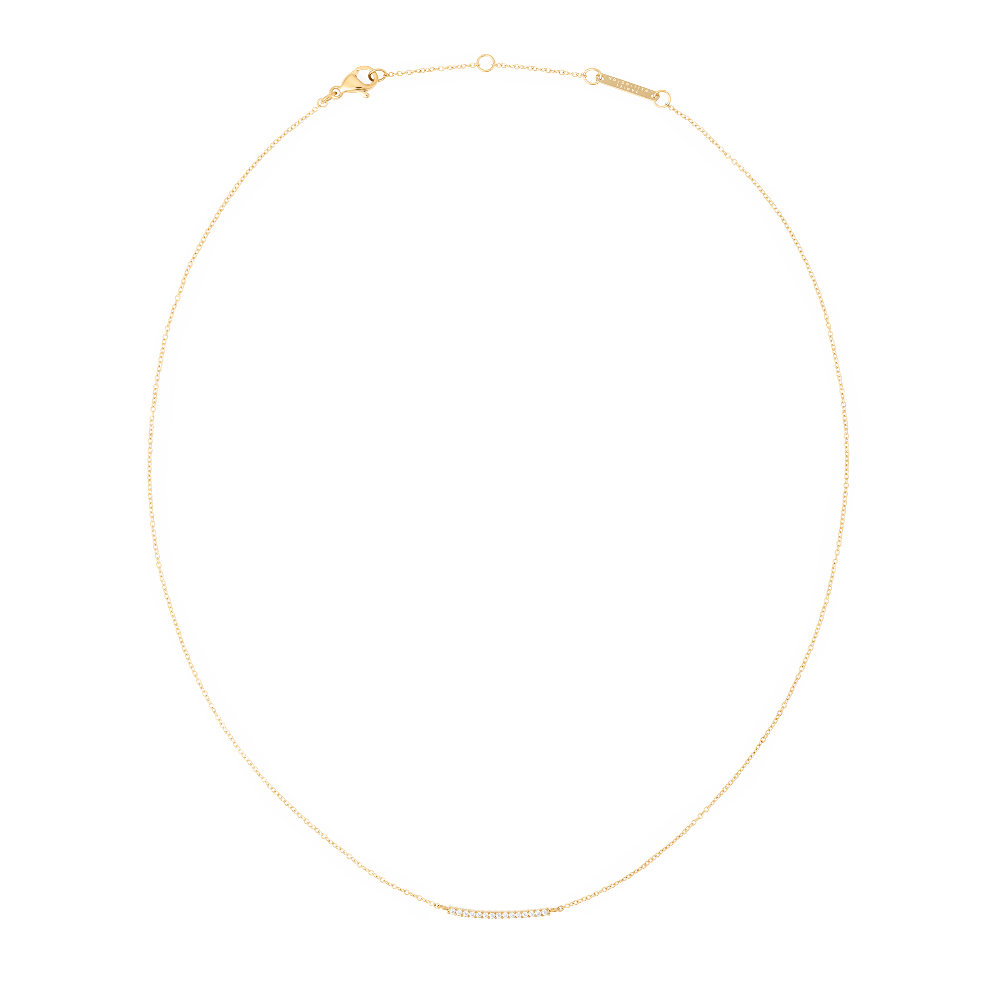 Mirelle Eternity Necklace Gold - Image 3