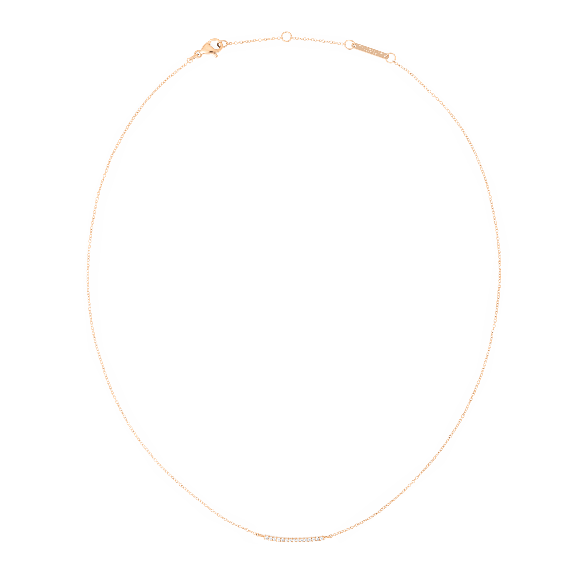 Mirelle Eternity Necklace Rose Gold - Image 3