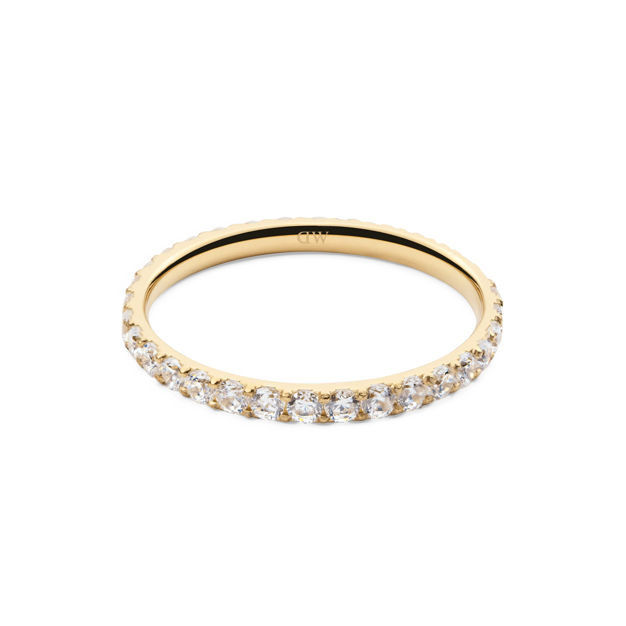 Mirelle Eternity Ring Gold 2mm - Image 4