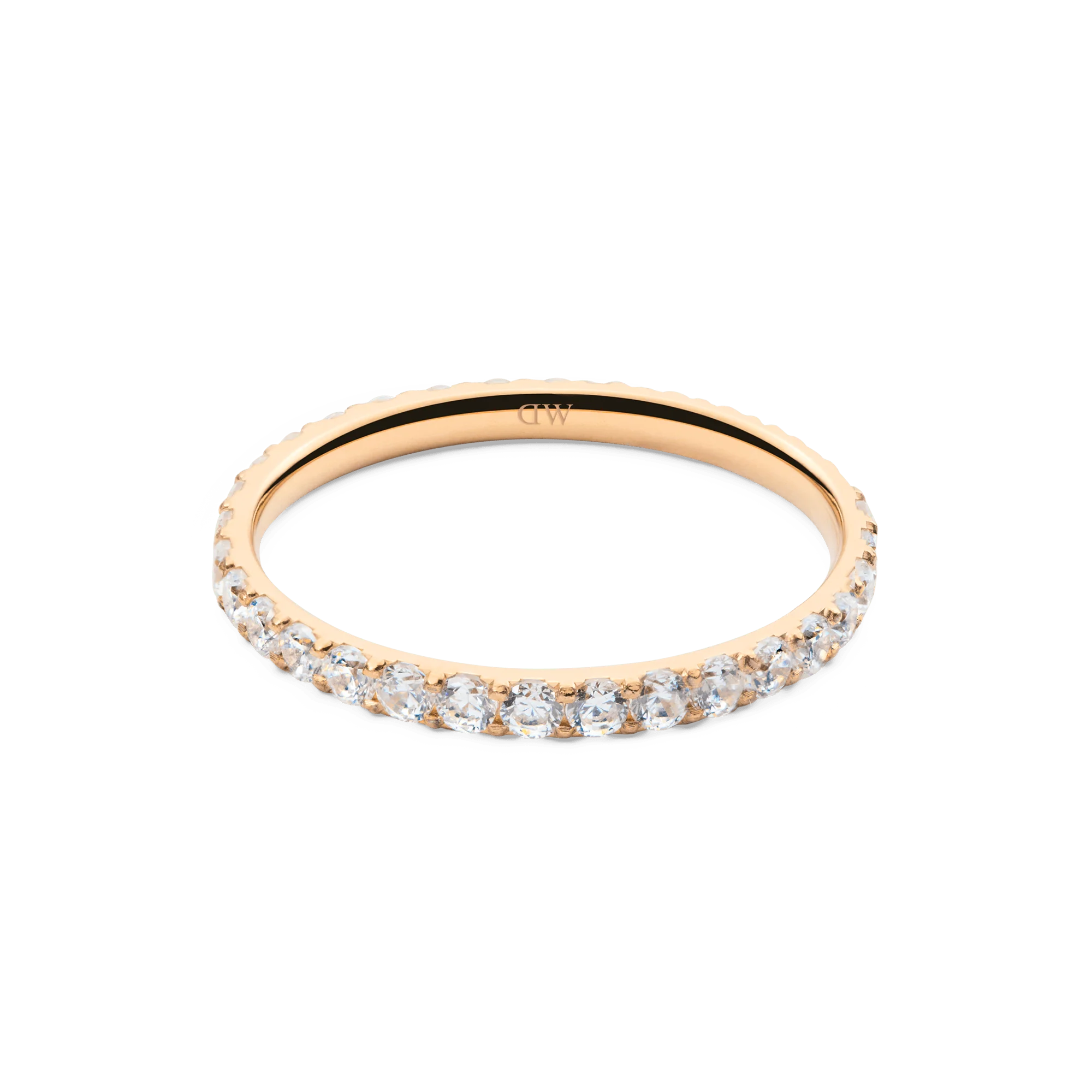 Mirelle Eternity Ring Rose Gold 2mm - Image 4