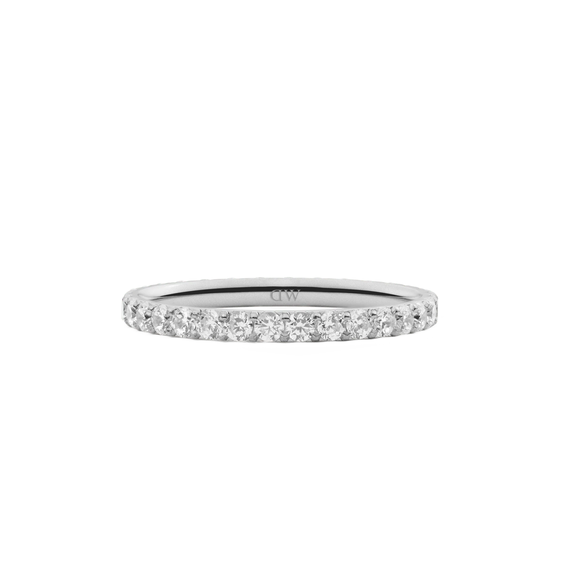 Mirelle Eternity Ring Silver 2 mm - Image 3