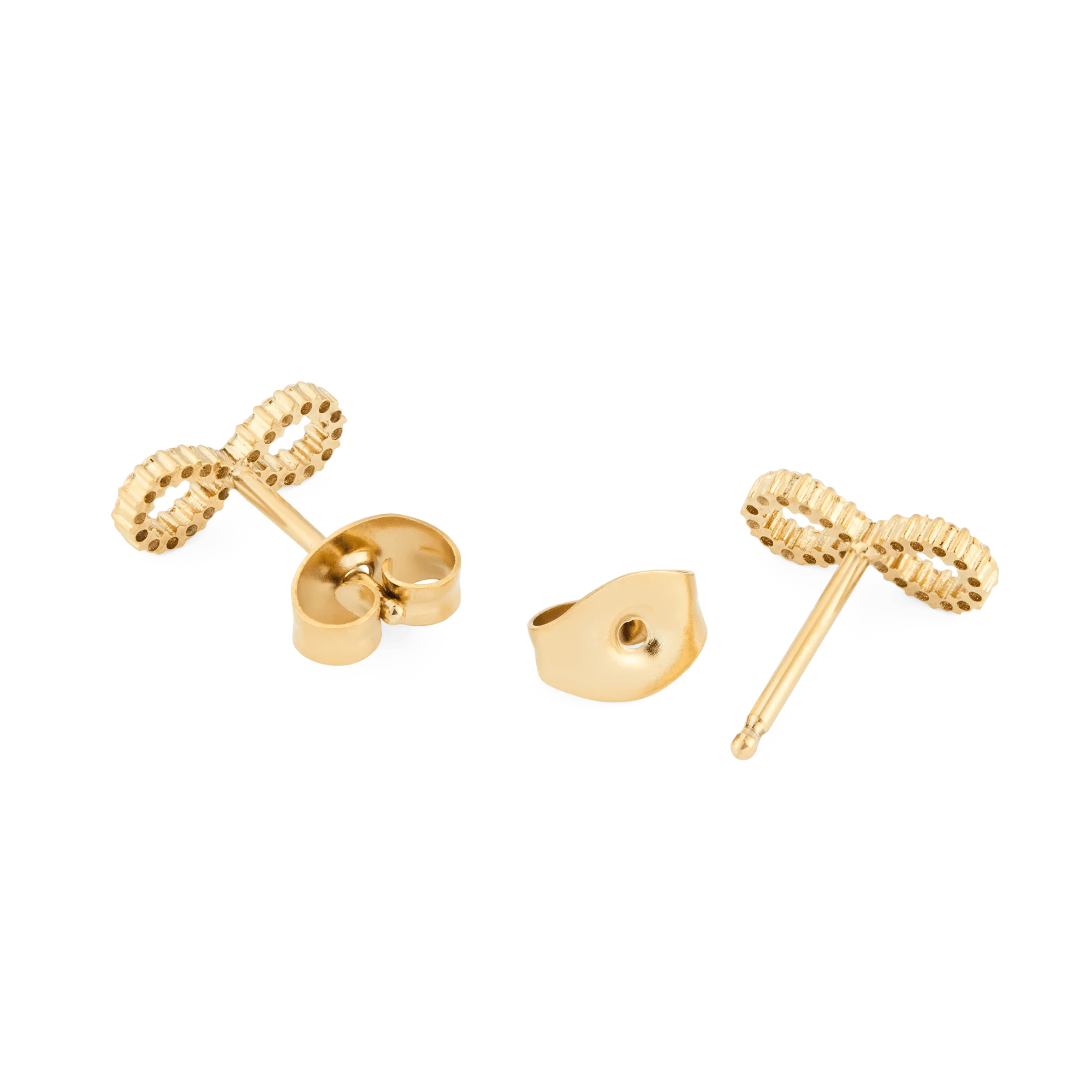 Mirelle Infinity Earrings Gold - Image 4