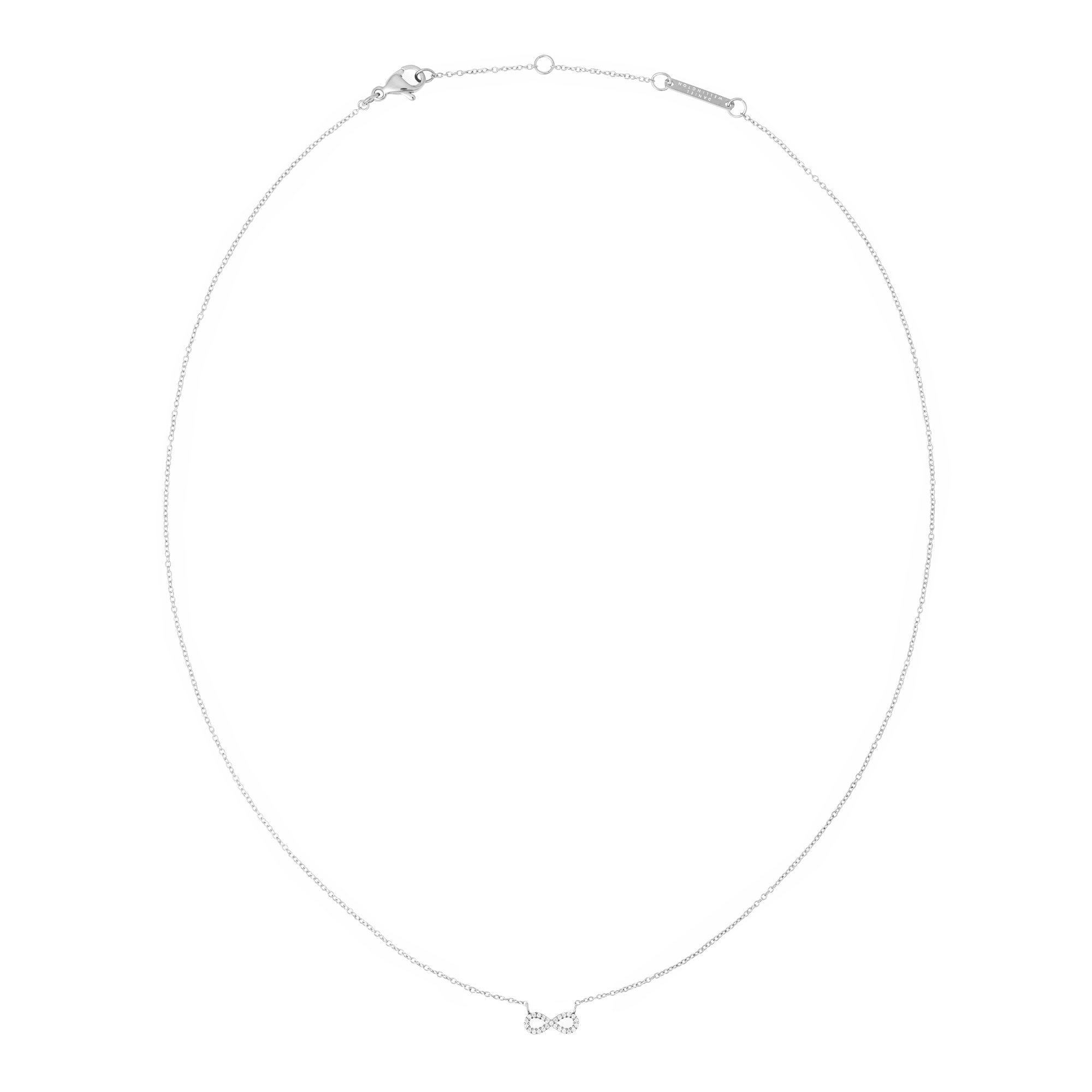 Mirelle Infinity Necklace Silver - Image 3