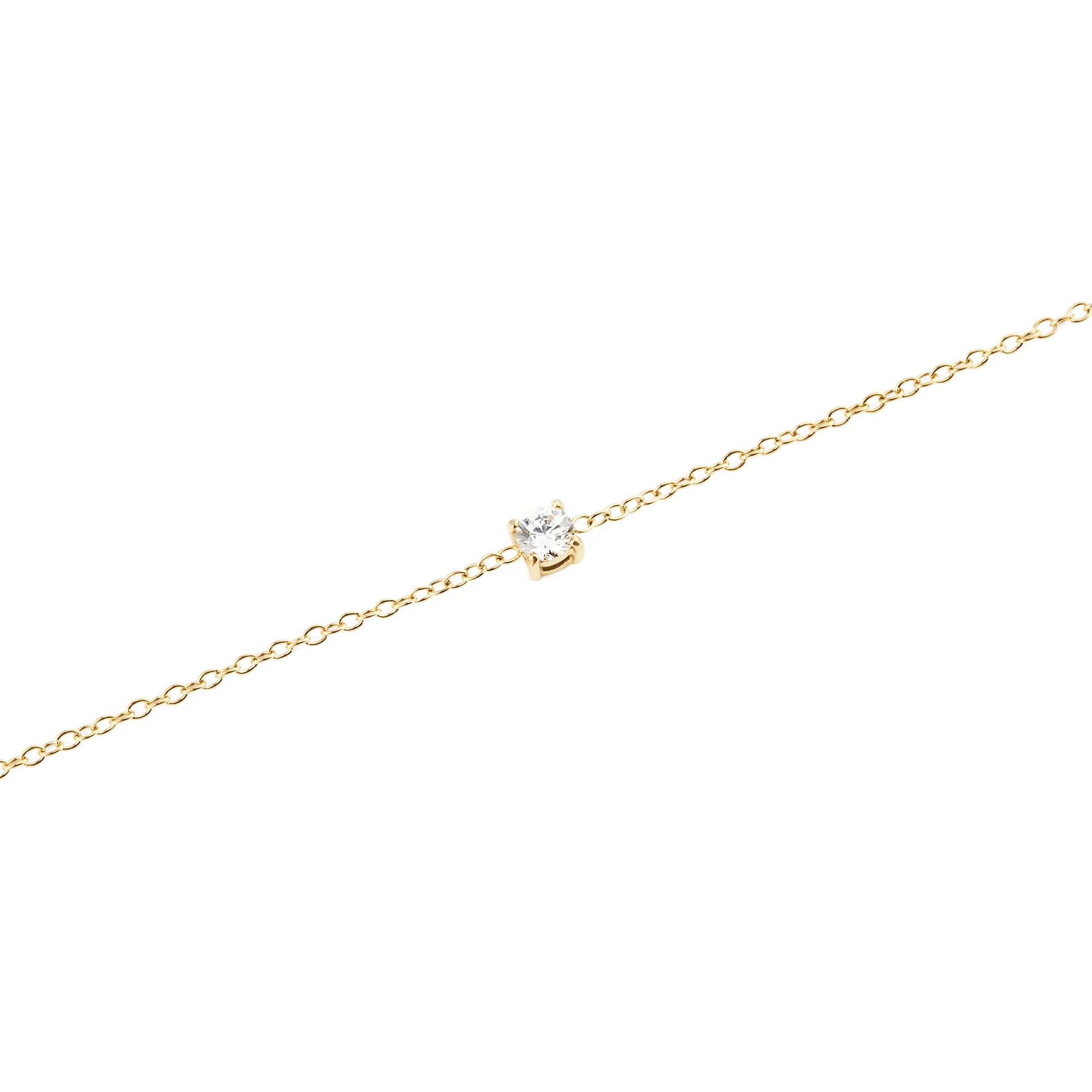 Mirelle Solitaire Bracelet Gold - Image 3
