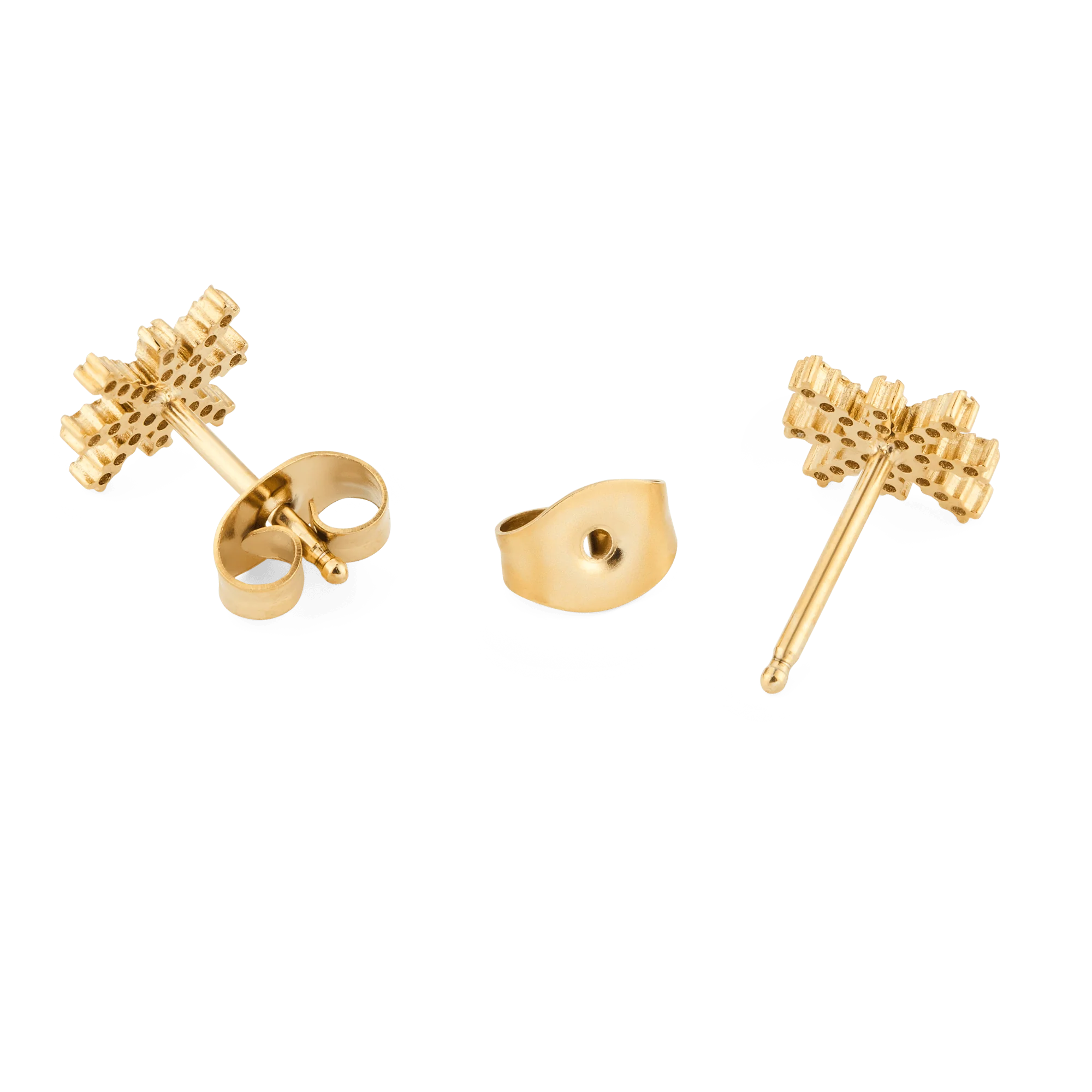 Mirelle Star Earrings Gold - Image 3