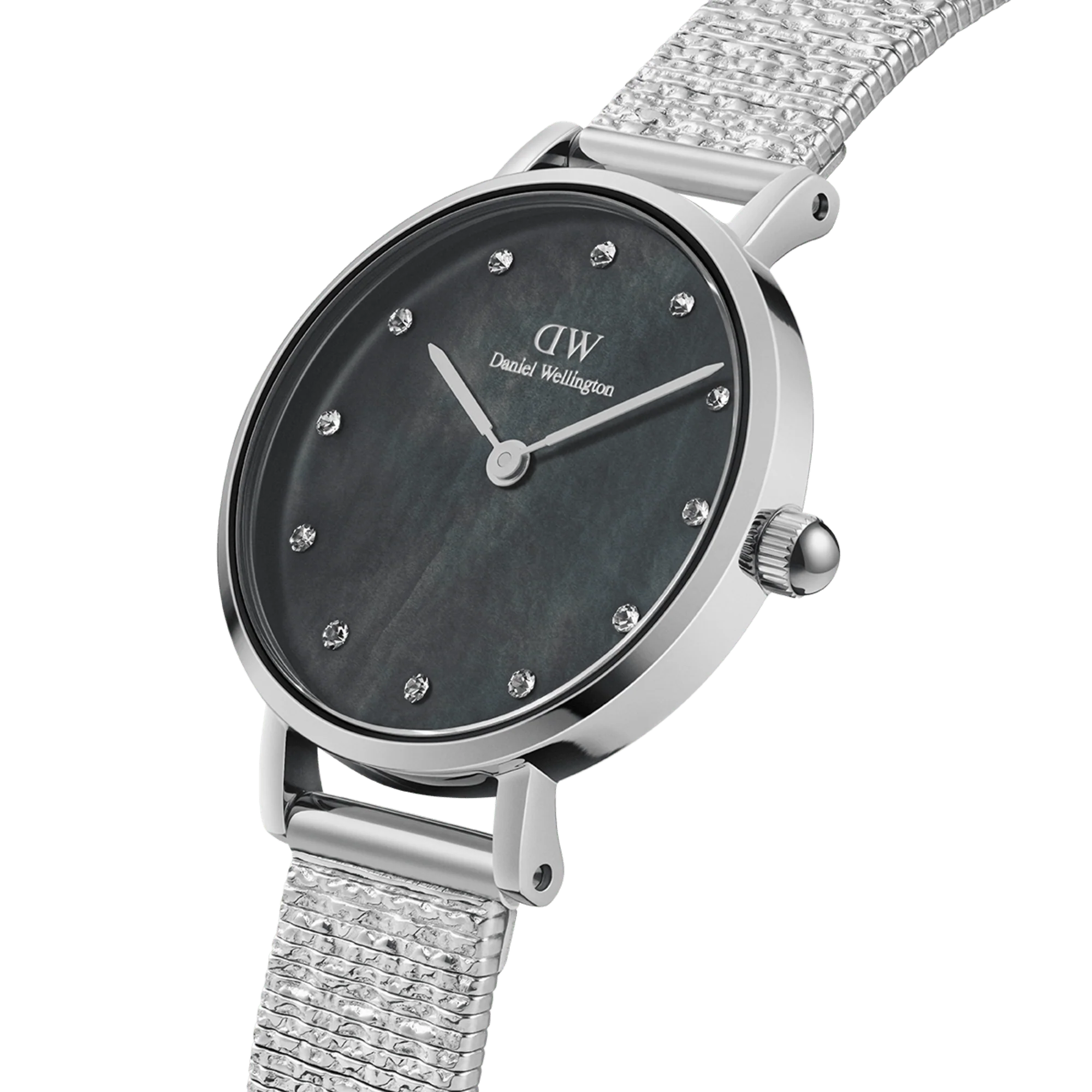 Petite Lumine Pressed Piano Black MoP Silver - Image 2
