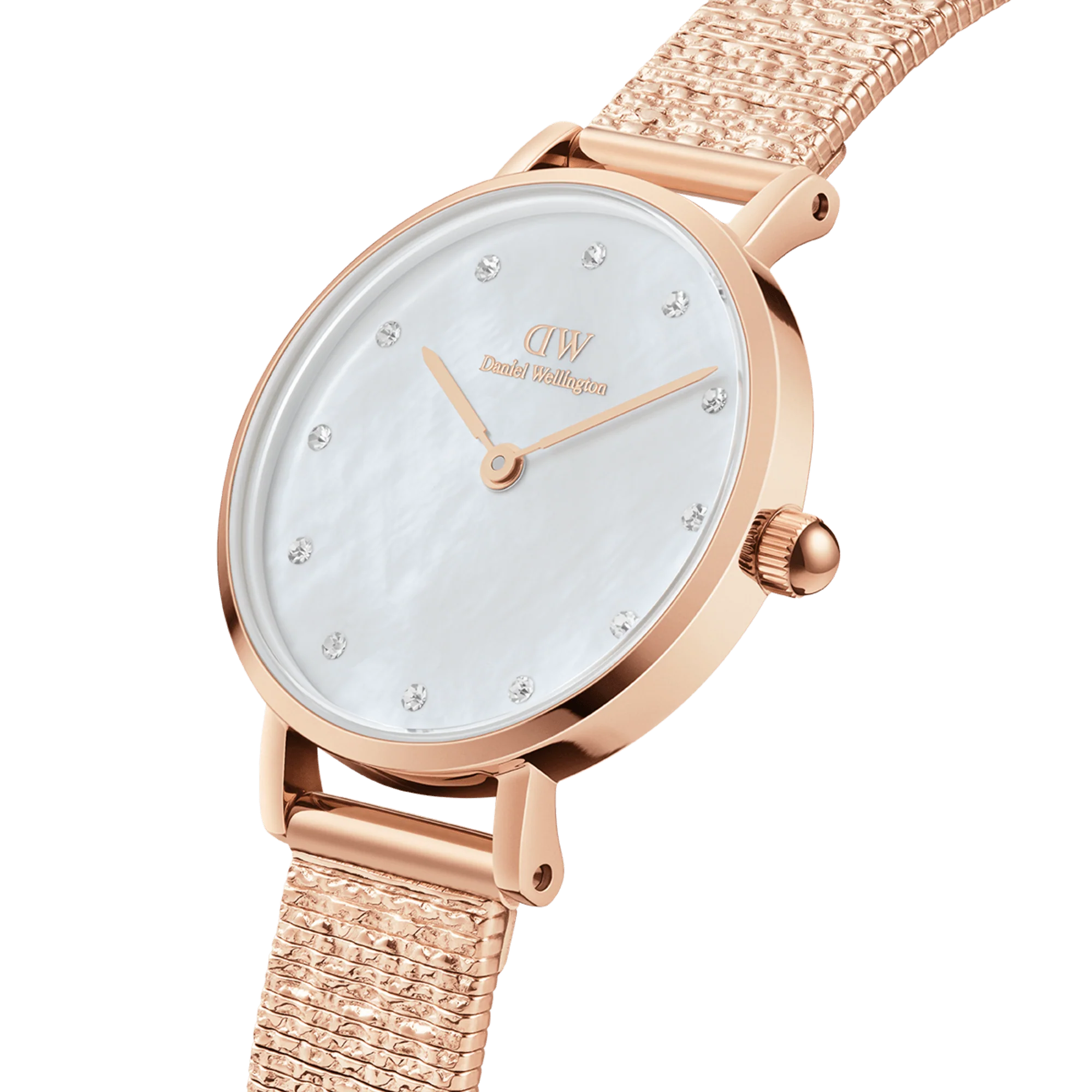 Petite Lumine Pressed Piano White MoP Rose Gold - Image 2