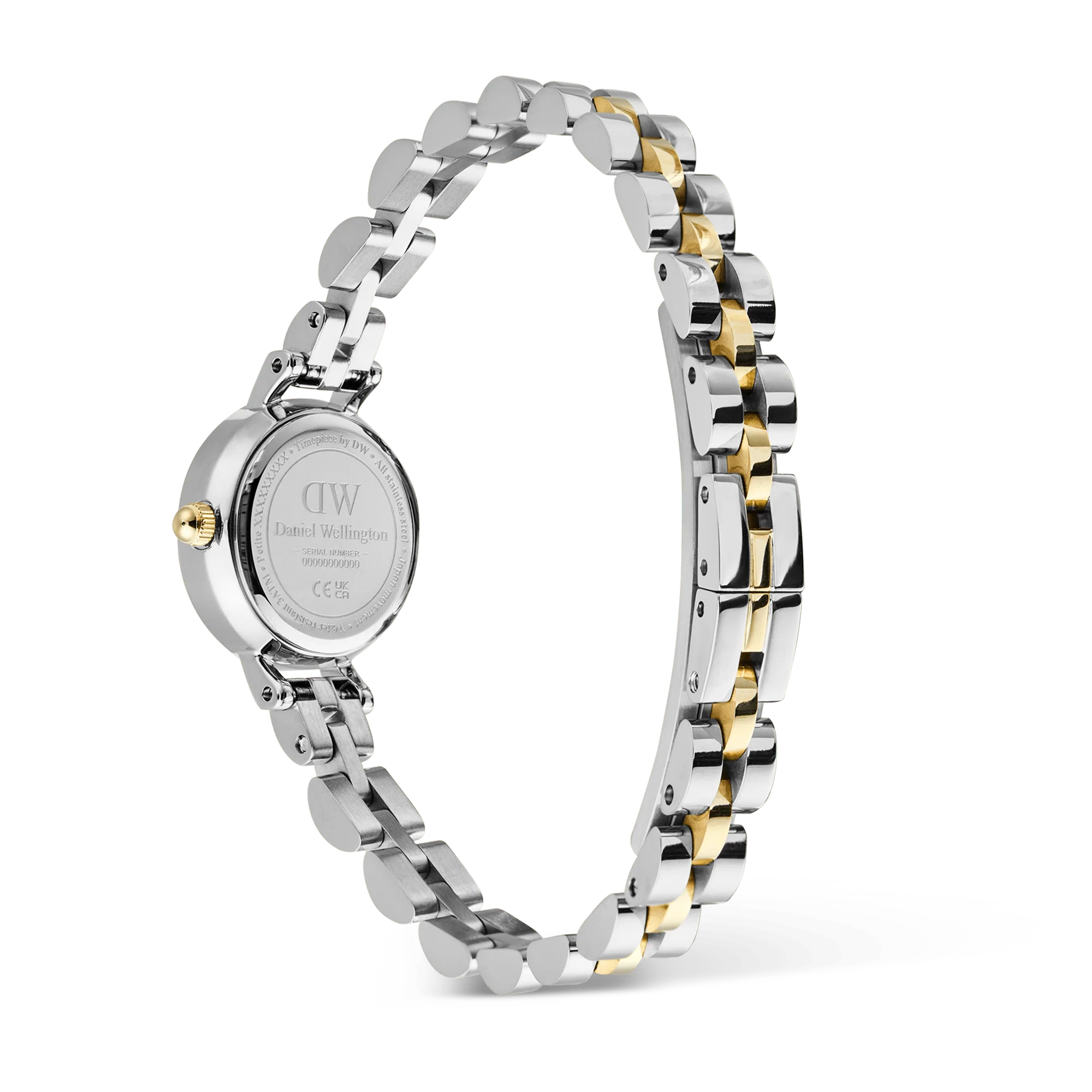 Petite Mini Arch 3-Link Two Tone Gold - Image 6