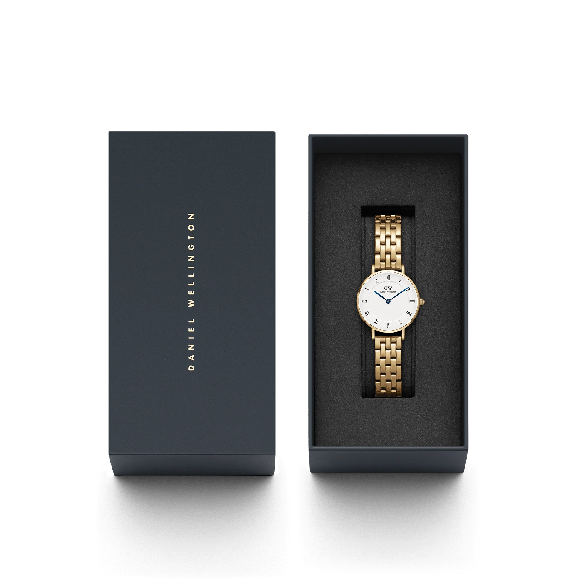 Petite Roman Numerals 5-Link Gold - Image 5