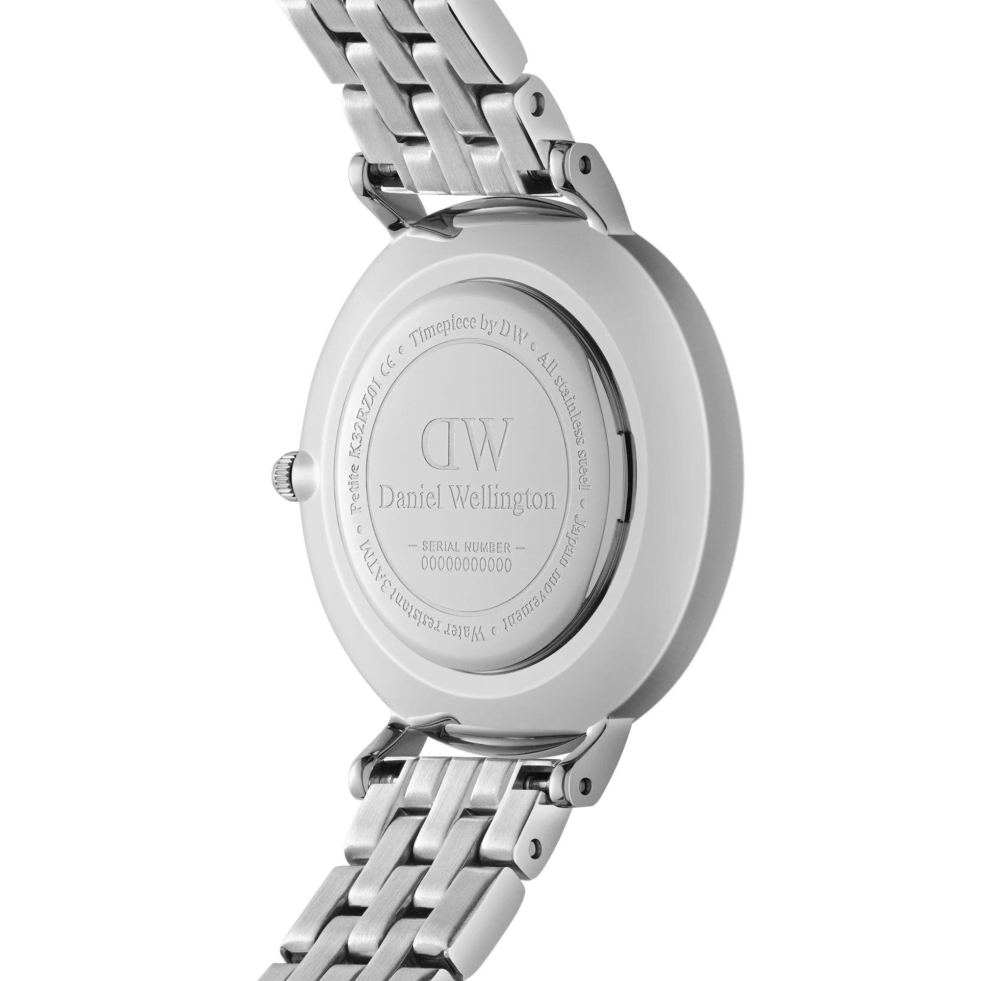 Petite Roman Numerals 5-Link Silver - Image 4