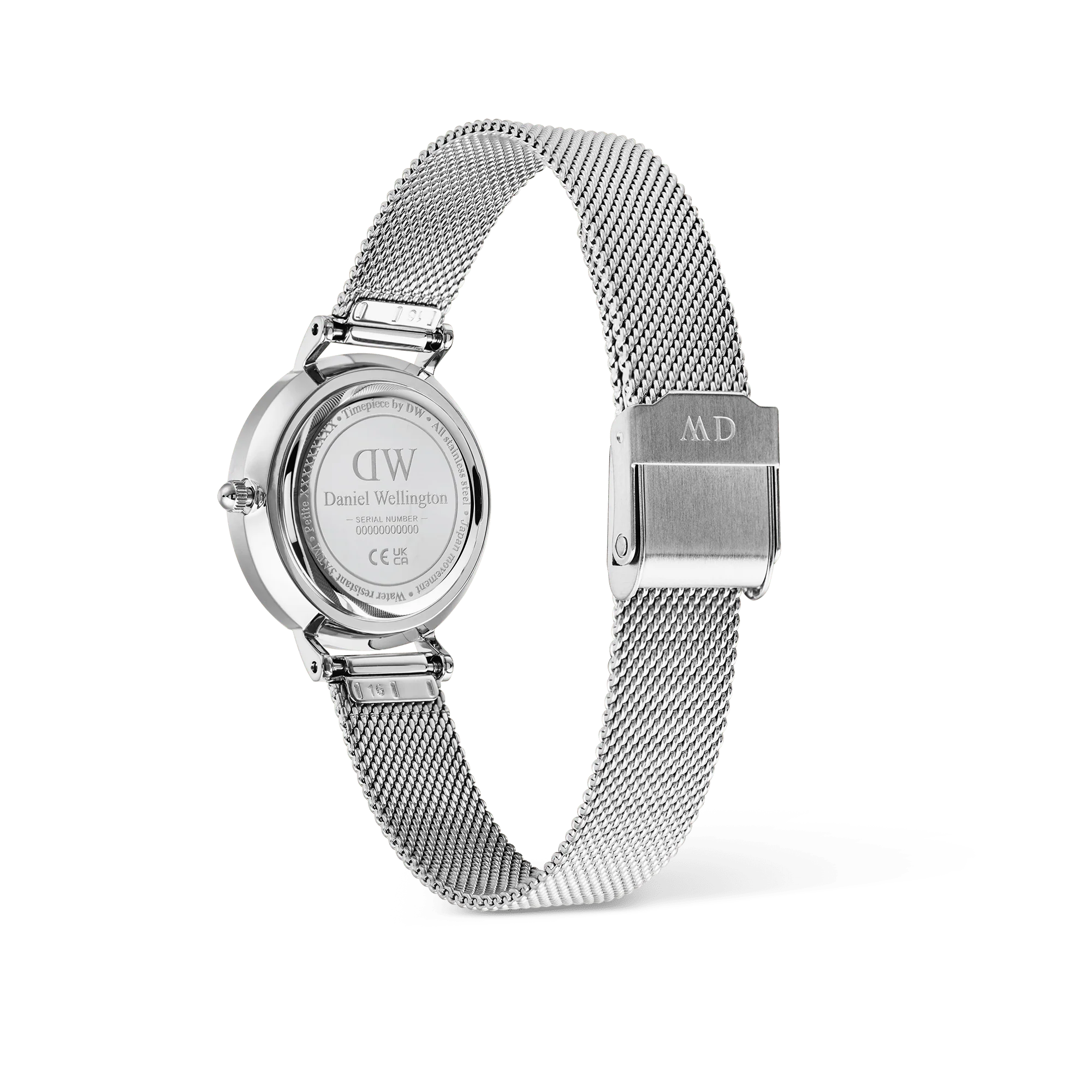 Petite Roman Numerals Date Silver - Image 5