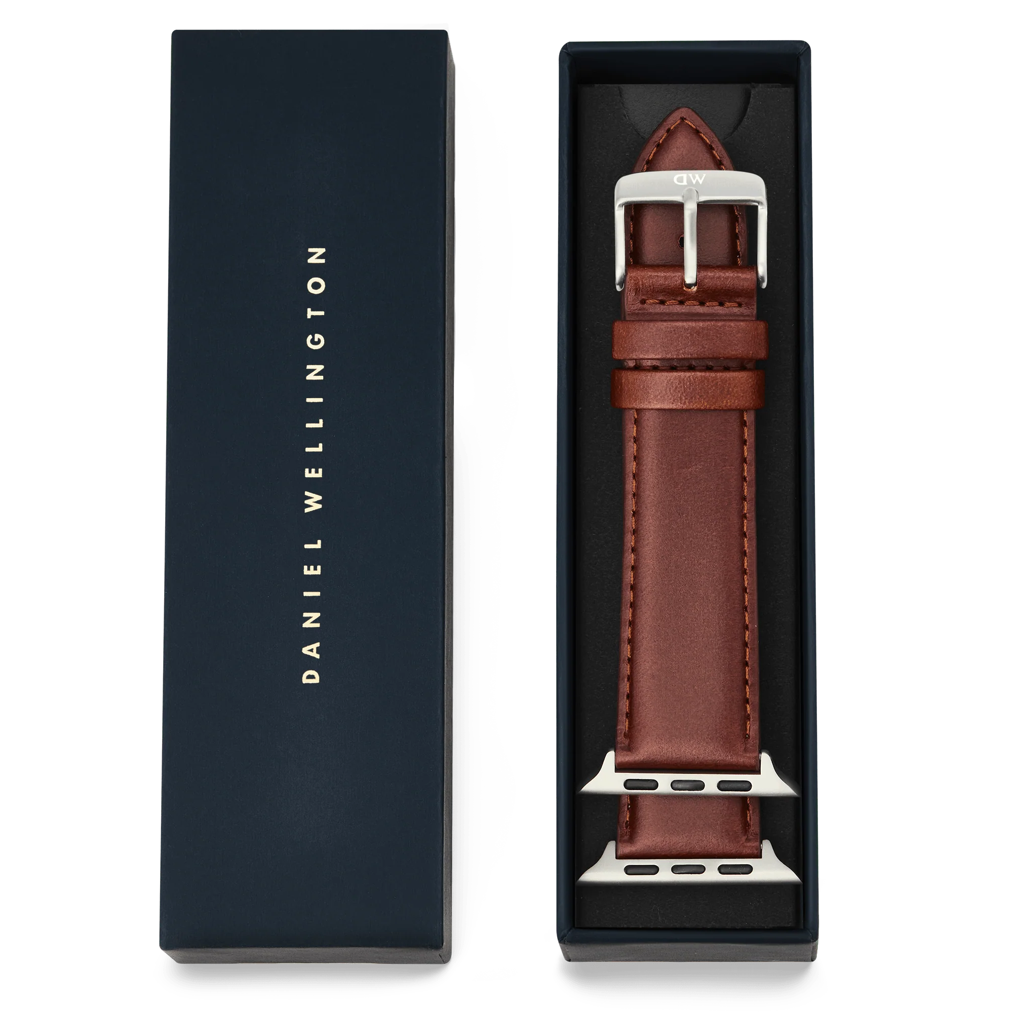 Smartwatch Leather Strap St Mawes Silver - Image 5