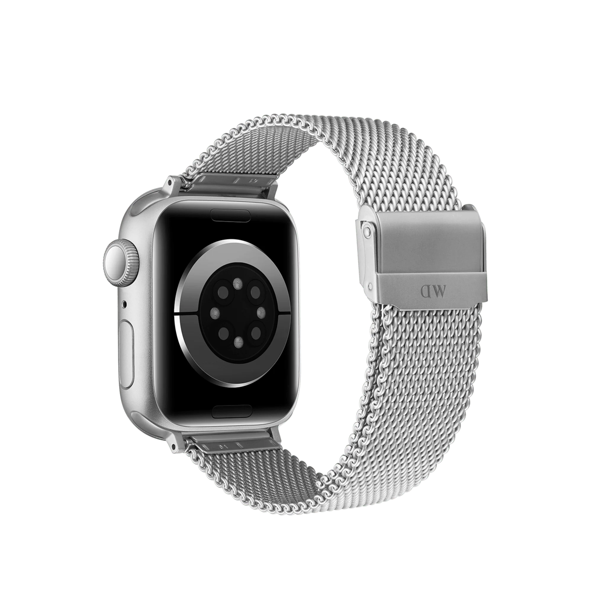 Smartwatch Strap Sandblasted Mesh Silver - Image 3