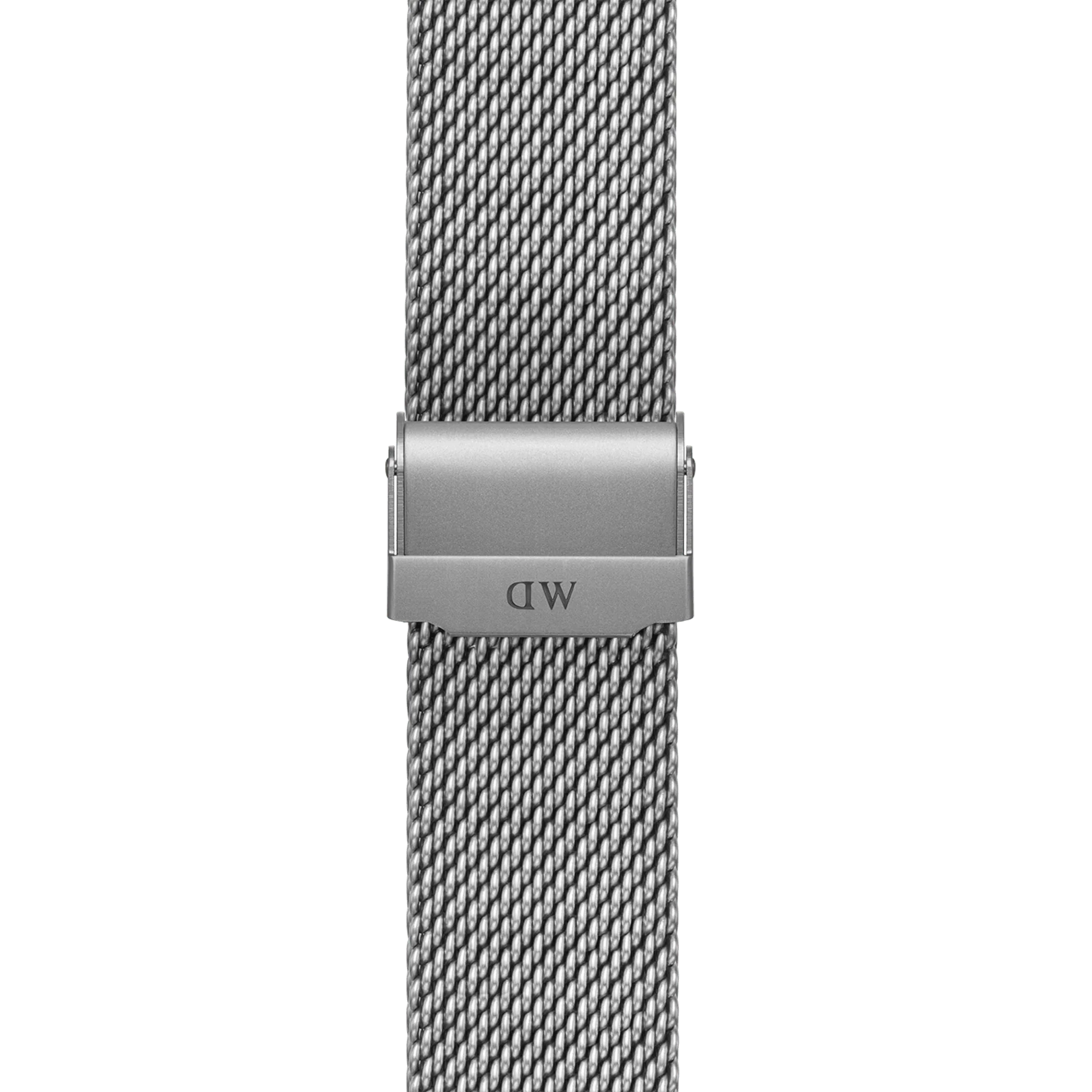 Smartwatch Strap Sandblasted Mesh Silver - Image 4