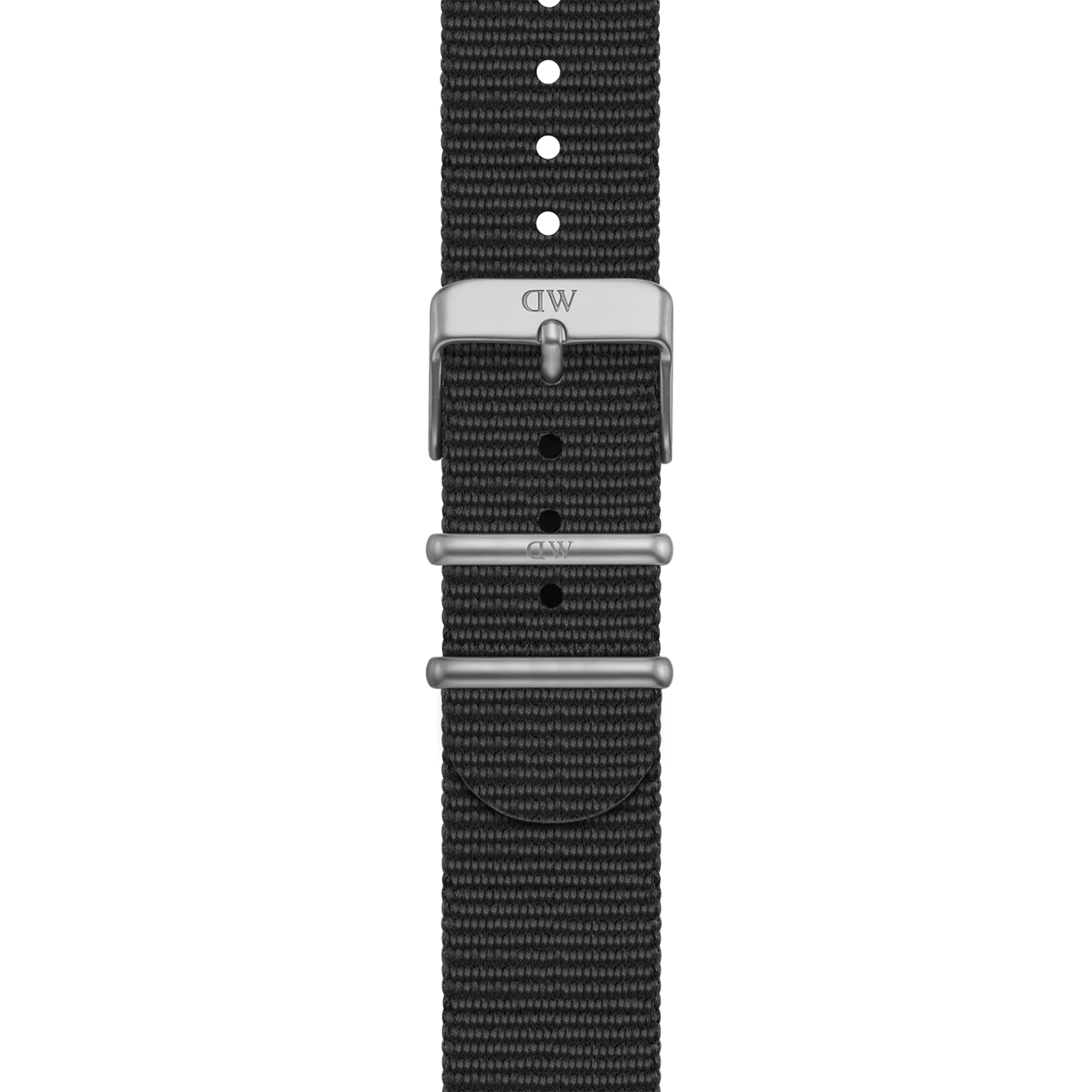 Smartwatch Strap Nato Silver - Image 5