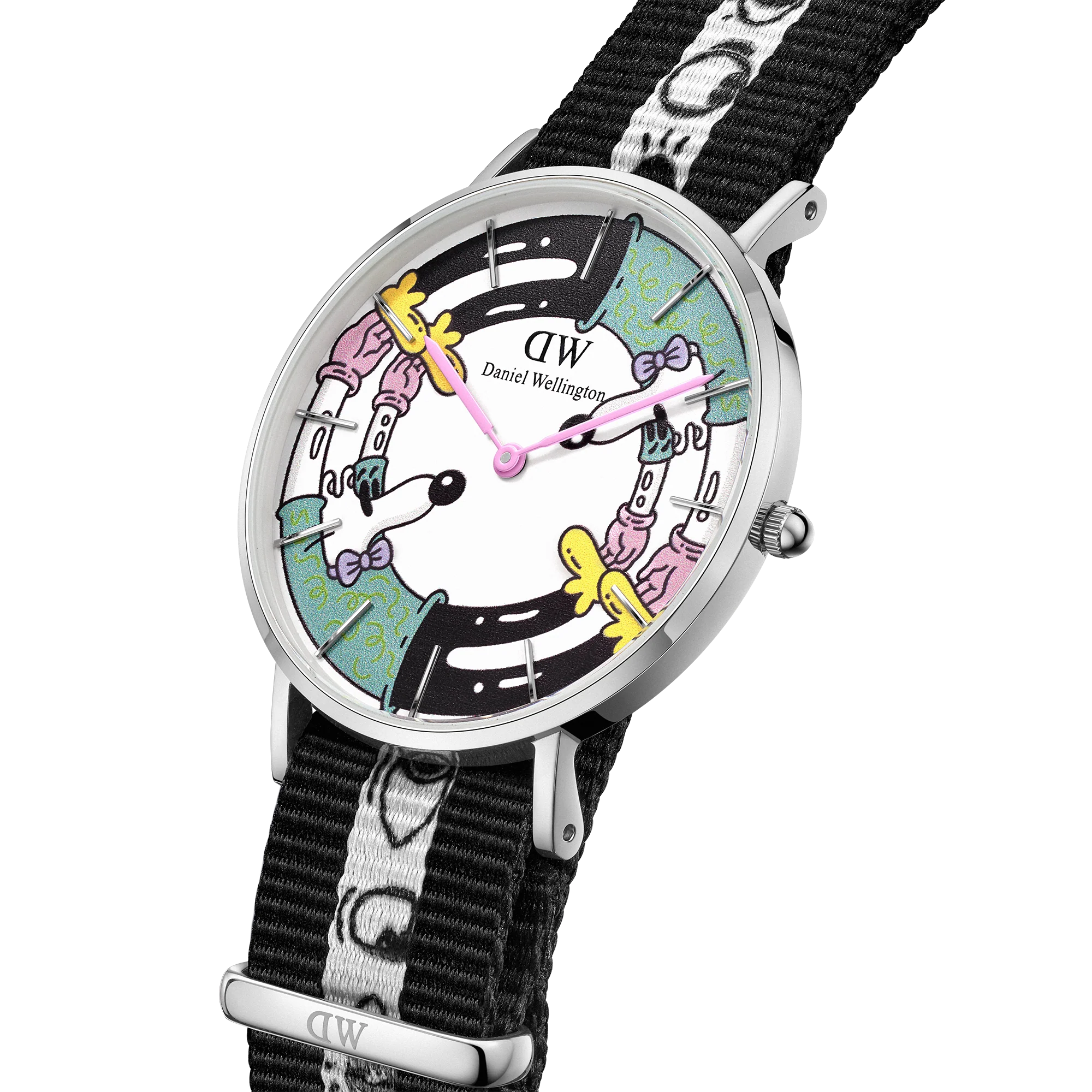 Steven Harrington x DW SET: NATO Multicolor Printed Dial & Strap - Image 4