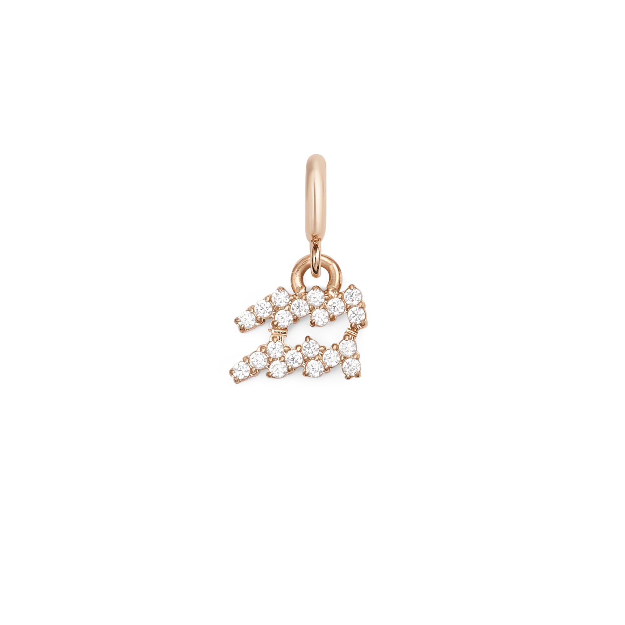 Zodiac Watch Charm Rose Gold - Image 5